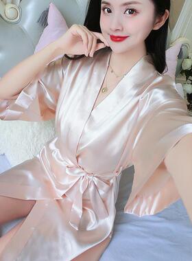 bathrobe wedding bridesmaids wedding thin party girlfriends