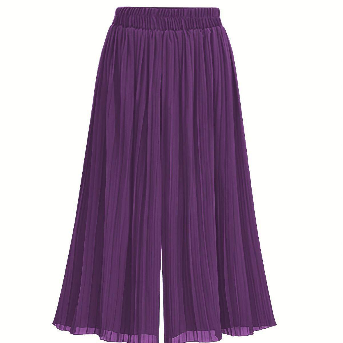 women pants leg wide points nine casual loose waist high