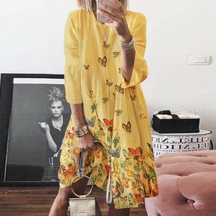 flower floral long dress elegant dresses casual women