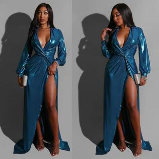 fashion long loose womens sleeve dress ladies