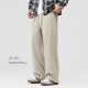 FAFC秋季 子 潮牌宽松直筒垂感休闲百搭长裤 纯色简约条纹卫裤 男美式