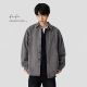 FAFC秋季 男宽松休闲通勤百搭衬衣外套潮 衬衫 美式 休闲纯棉翻领长袖