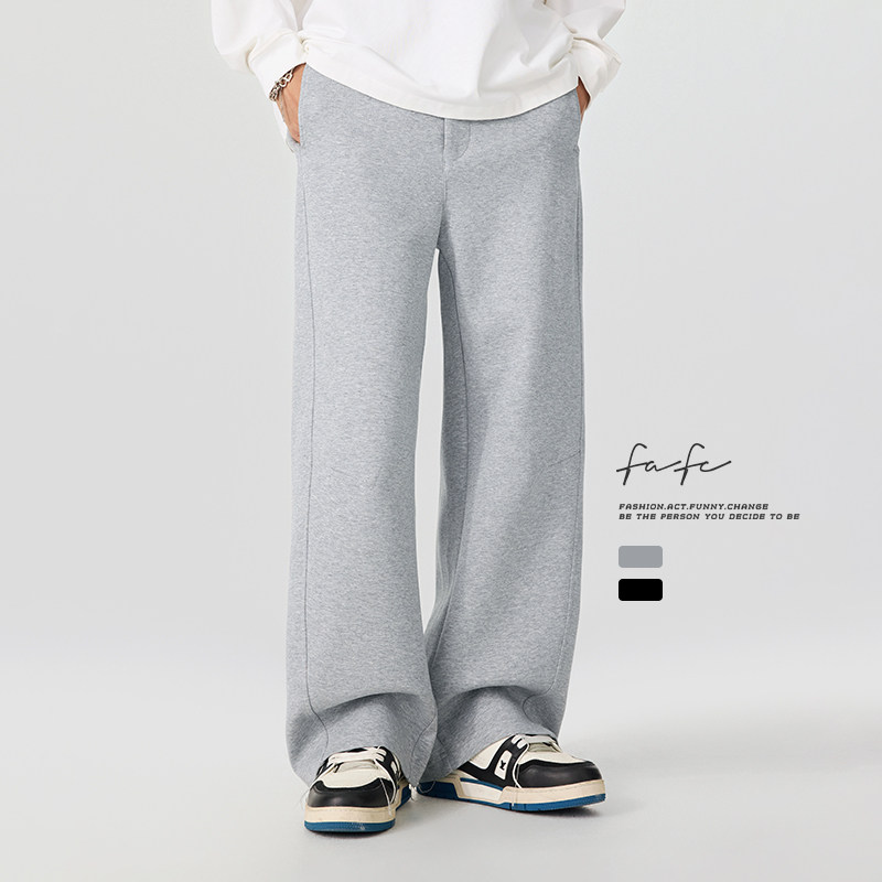 FAFC重磅空气层太空棉春季新款直筒卫裤男美式宽松运动休闲长裤子,男装,卫裤,淘宝优惠券,粉丝福利购,淘宝优惠卷