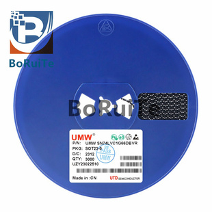 原装正品 UMW SN74LVC1G66DBVR SOT-23-5 单路双向模拟开关芯片