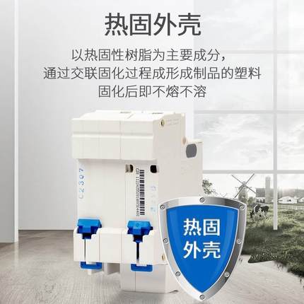 正泰NXBLE漏保63A32A2P空气开关带漏电保护器家用220v断路器380V*