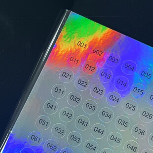彩色美甲排号数字不干胶贴160-320-480连续不重号自粘小号1cm贴纸
