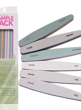 Nail File套装6支指甲搓条打磨工具前置处理粗砂细砂条指甲抛光块