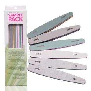 Nail 6支指甲搓条打磨工具前置处理粗砂细砂条指甲抛光块 File套装