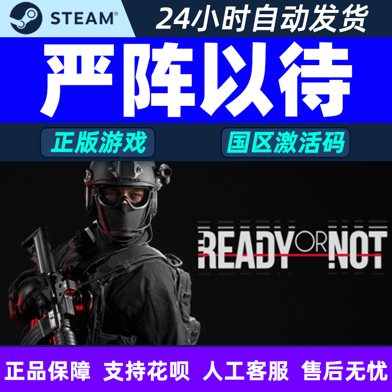 Steam 严阵以待 ready or not 国区激活码CDKEY 中文正版PC游戏
