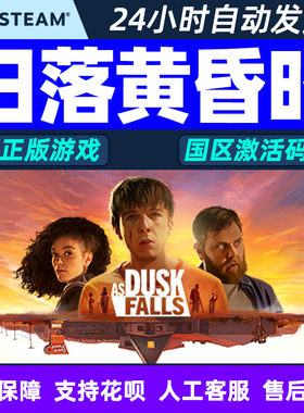 steam中文 PC正版 日落黄昏时 As Dusk Falls 国区激活码CDKey