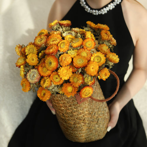 干燥花花束小雏菊天然风