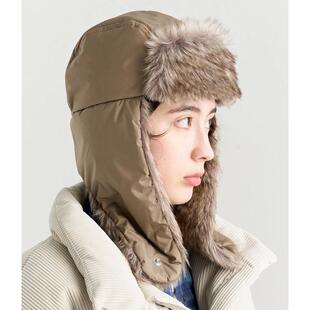 FLIGHT 现货NANGA日本进口冬季 FUR TEX CAP 毛绒保暖抗寒帽AURORA