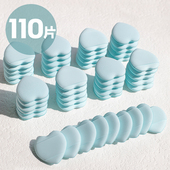 110片 爱心小手指迷你粉扑化妆气垫定妆遇水变大干湿两用化妆工具