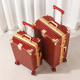 结婚新娘行李箱陪嫁箱红色皮箱子婚礼用拉杆箱女压密码 嫁妆箱一对