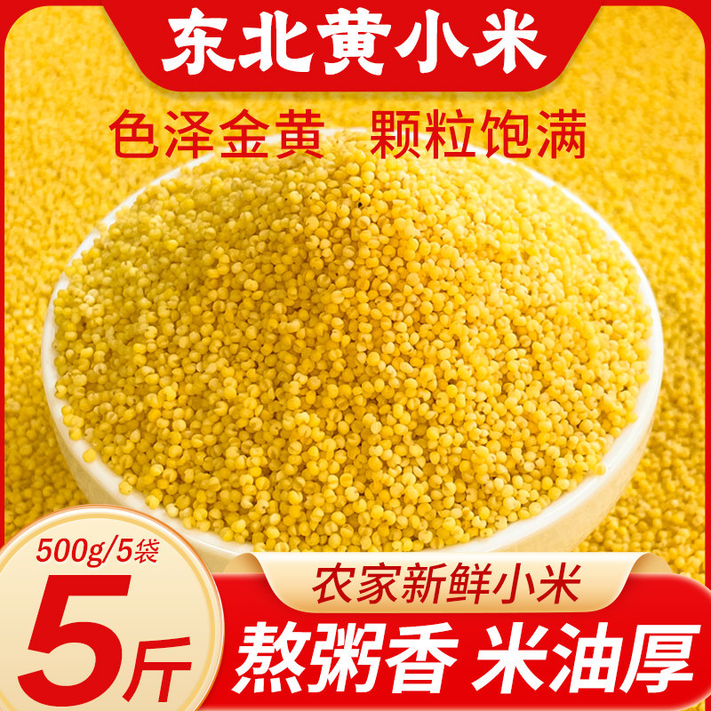 东北黄小米26年农家新米米脂稠厚