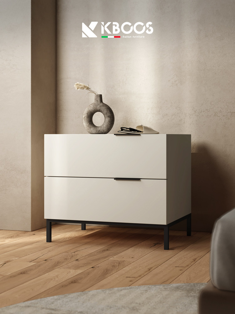 意式极简床头柜主卧室床边收纳柜小户型现代轻奢网红设计师烤漆柜,住宅家具,床头柜,淘宝优惠券,粉丝福利购,淘宝优惠卷