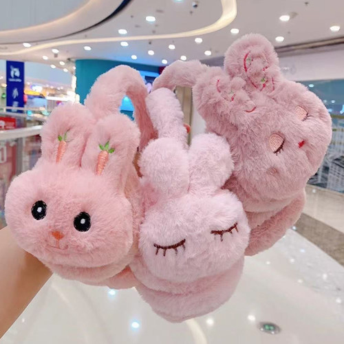 冬季耳罩可爱保暖猫耳朵护耳毛绒