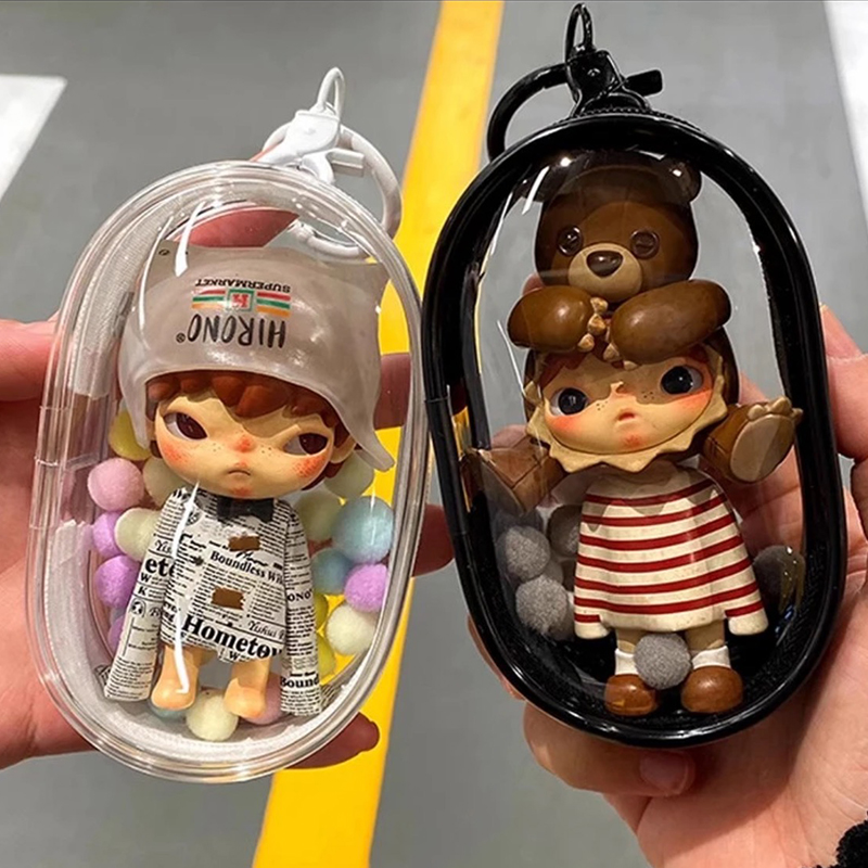 高颜值遛娃包盲盒特收纳晒娃高透