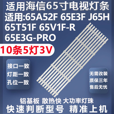 加厚铝基板高品质65E3F灯条