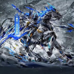 摩动核高达模型赵云吕布关羽MB强袭自由三国机甲拼装手办盲盒玩具