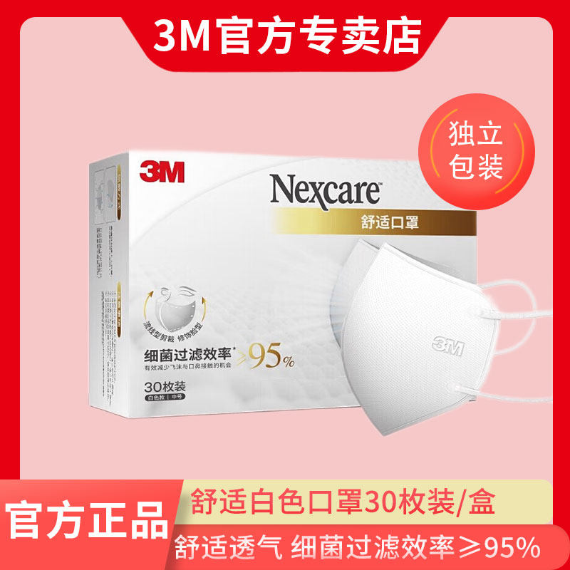 3M适康口罩细菌过滤效率