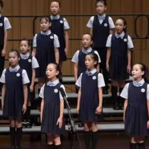 六一儿童合唱服装演出服男女童礼服中小学生表演朗诵纱裙大合唱团