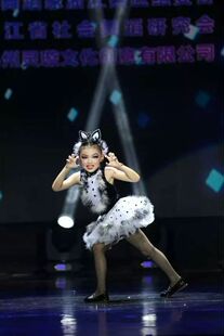 六一小猫咪表演服儿童幼儿园男女童学猫叫波斯小花猫动物舞蹈服装