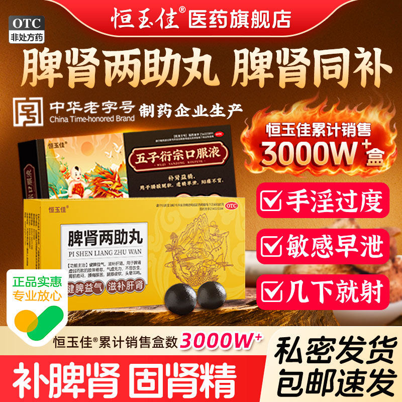 [恒玉佳]脾肾两助丸9g*6丸/盒图片