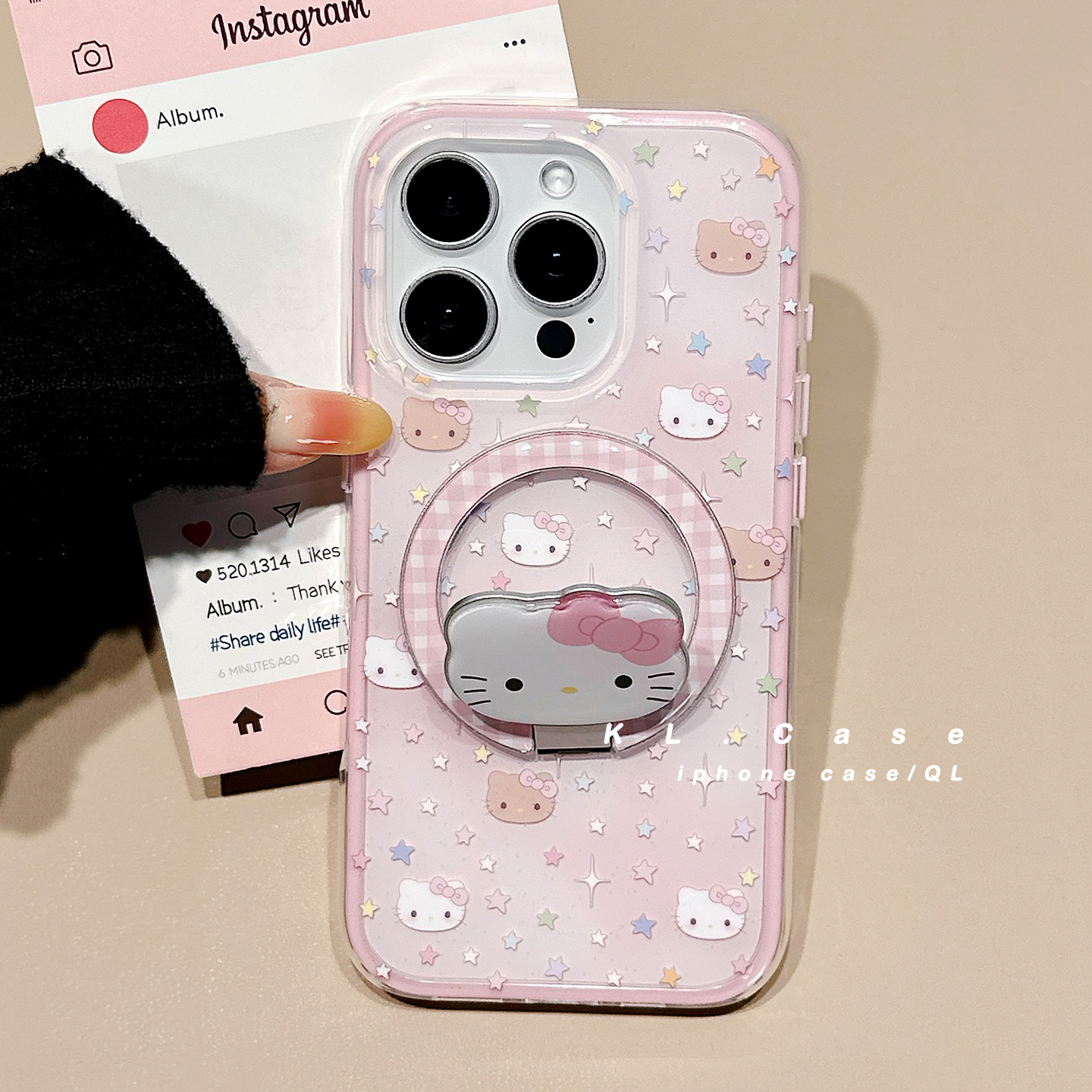 壳侣适用于苹果16手机壳iPhone16promax新款15磁吸保护套13硅胶14防摔16Pro全包高级超好看带折叠支架外壳女p