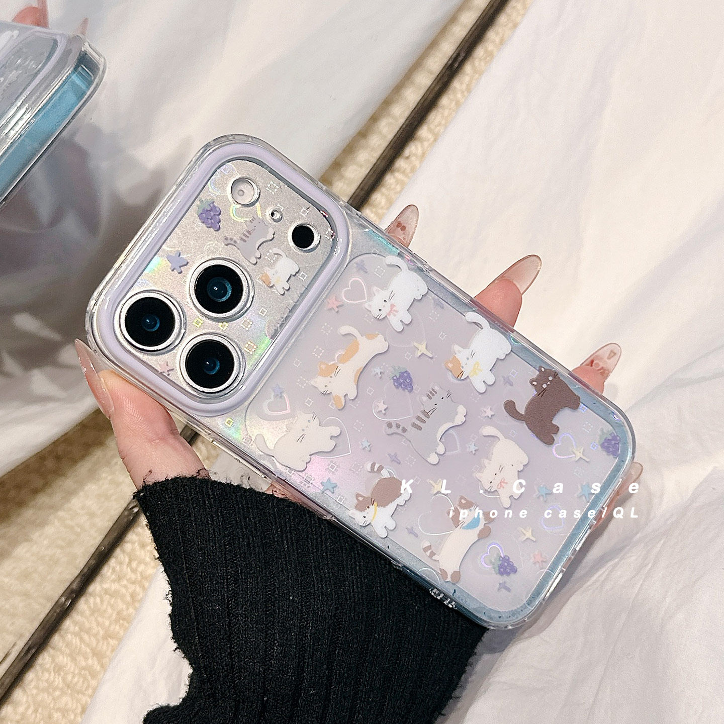 ins少女心紫色可爱猫咪适用苹果17手机壳iPhone17promax新款16防摔保护套15硅胶14全包13小众高级感网红女软p,3C数码配件,手机保护套/壳,淘宝优惠券,粉丝福利购,淘宝优惠卷