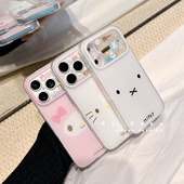 壳侣 简约磨砂少女心卡通适用苹果17手机壳iPhone17promax新款 16防摔保护套15硅胶14全包13小众高级感ins女软