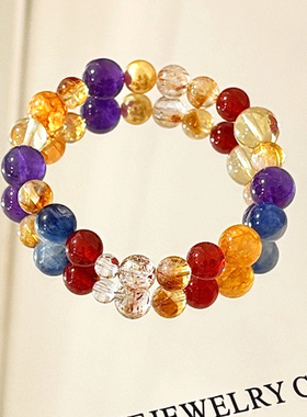 高级感多宝黄水晶手串