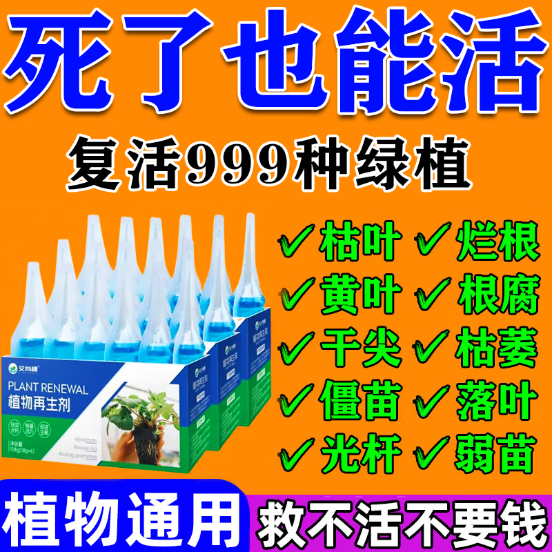 发财树专用营养液治叶子发黄掉叶枯叶烂根专用药复活液植物再生剂