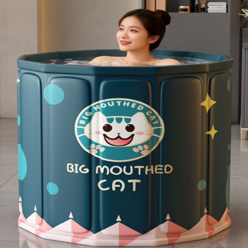 升级加厚款泡澡桶大人折叠沐浴桶成人儿童保温浴桶浴缸小户型