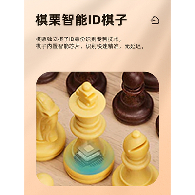 国际象棋棋子 棋栗智能象棋 chessnut Pro智能ID棋子高档防水防摔