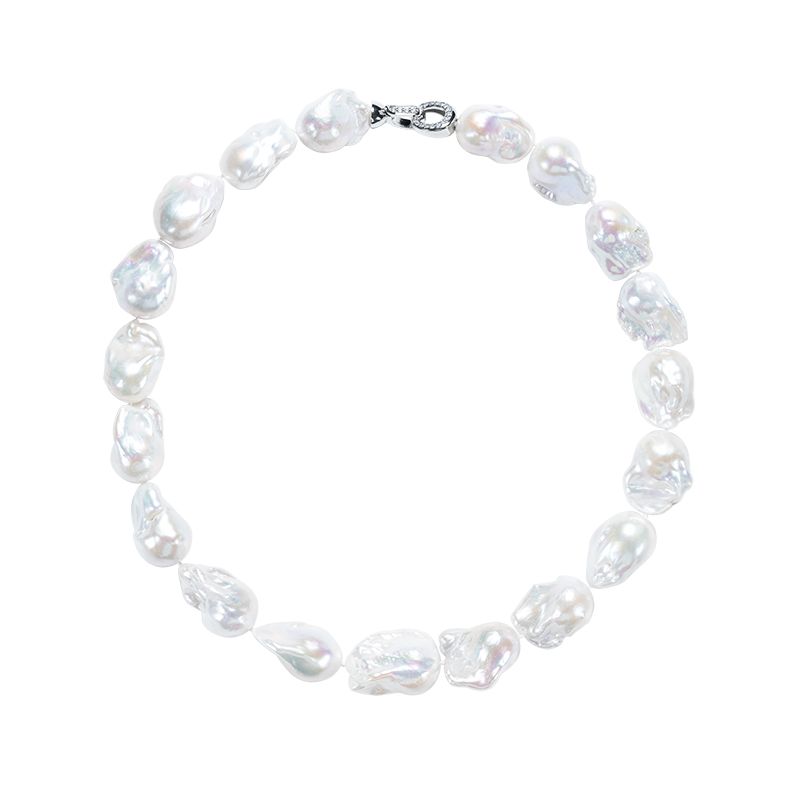 【爱迪生专场】爱迪生珍珠时尚款白色巴洛克项链