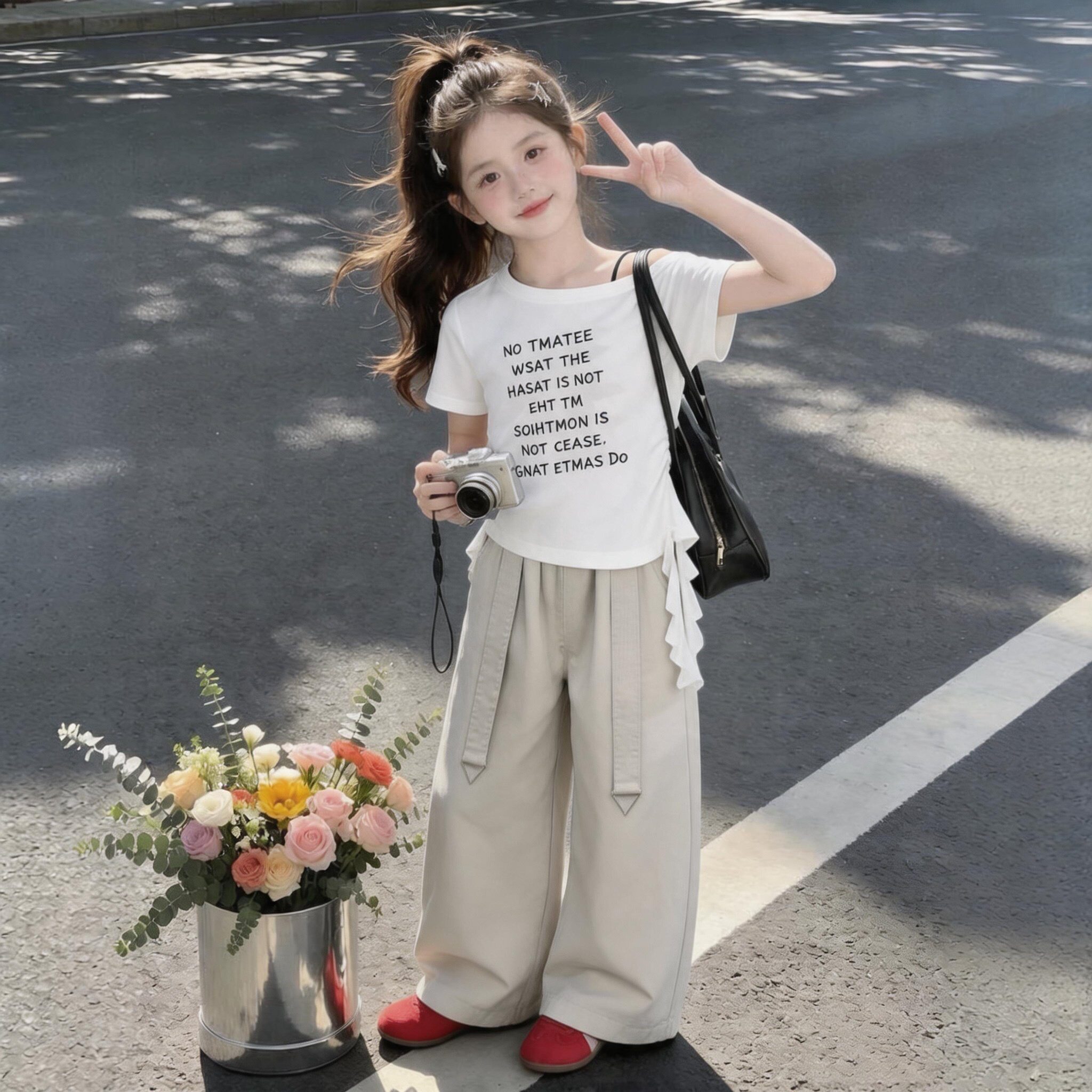女童2026新款夏套装超火女童装女大童女装今年流行爆款儿童夏装