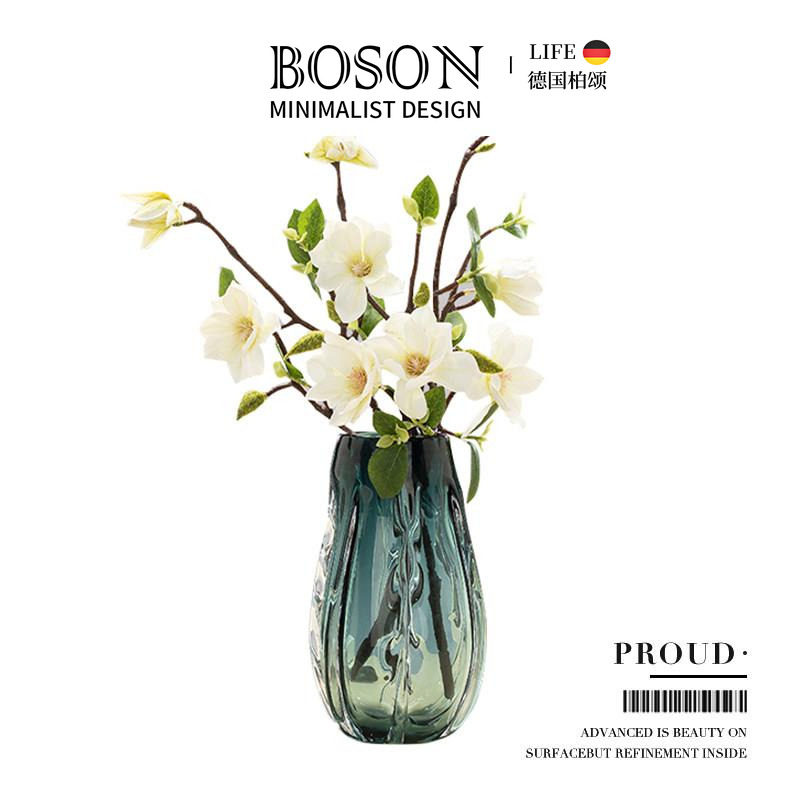 BOSON·Proud·北欧简约创意轻奢花瓶高档璃插花瓶客厅摆件 |傲石