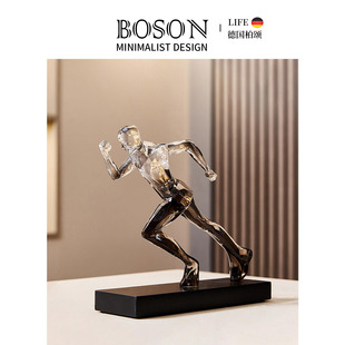 BOSON·Anyu·摆件现代艺术奔跑者客厅玄关酒柜办公室装饰 | 安隅