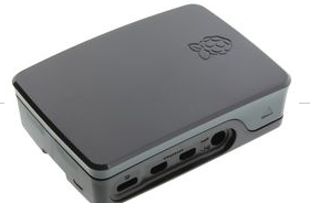 PI4B_CASE_BLK  Raspberry Pi 4 B型官方外壳, 塑料, 黑色/灰