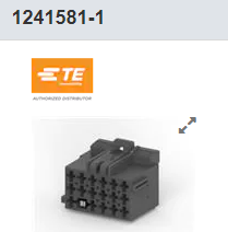TE泰科连接器外壳 1241581-1全新原装优势热卖 旺旺询价更优