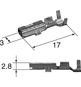 进口连接器插头端子 8-2293382-3全新原装优势热卖  旺旺询价