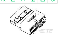 TE泰科连接器外壳 1376103-1  全新原装优势热卖，旺旺询价更优