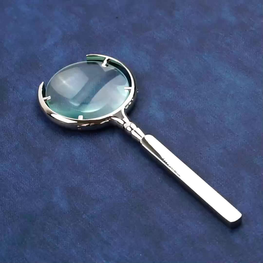 复古10倍欧式金属放大镜手持高清