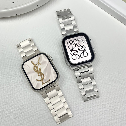 适用iwatch轻薄款金属钢表带