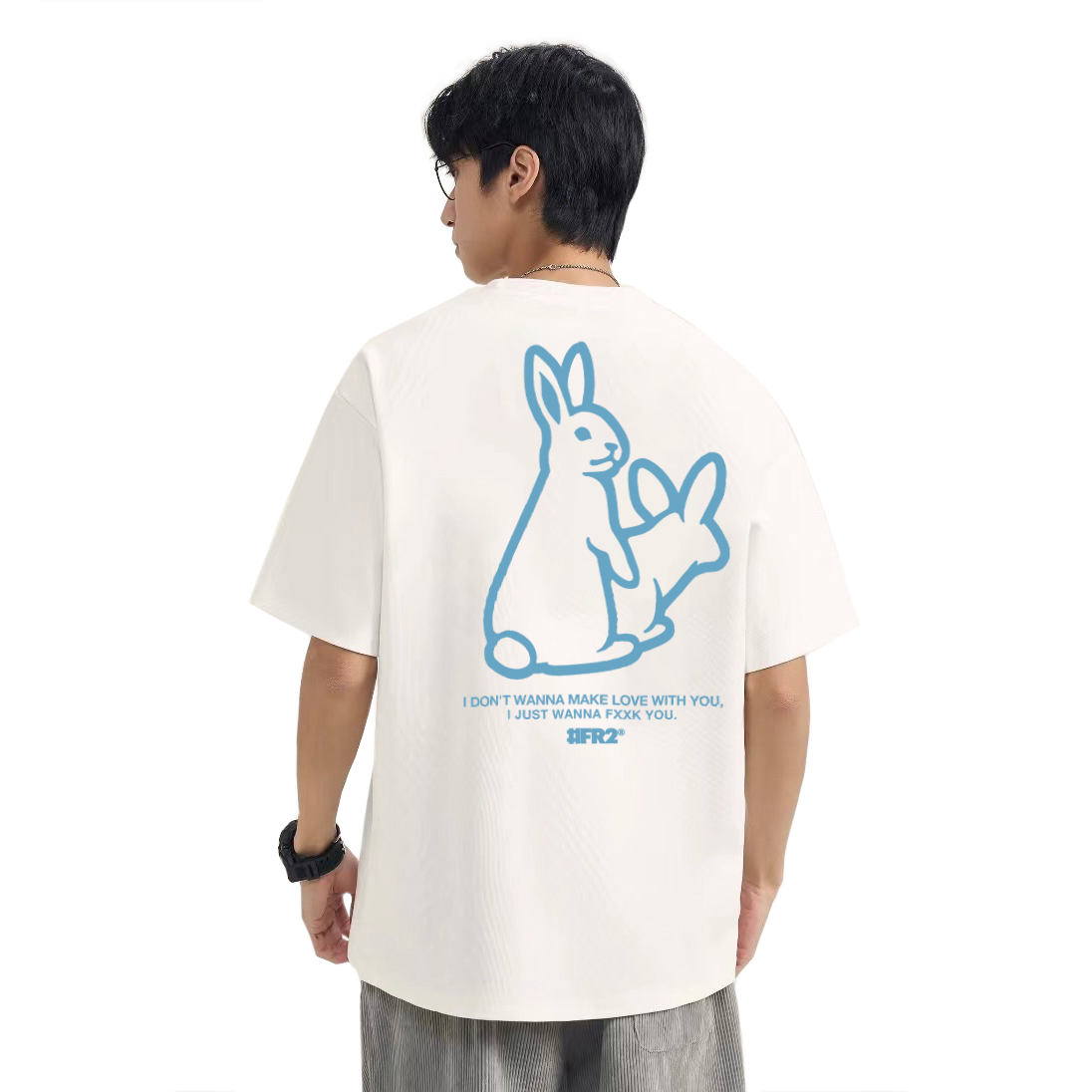 #FR2头狂 OG Logo T-shirt 男女情侣休闲百搭纯棉短袖T恤打底衫 男装 T恤 原图主图