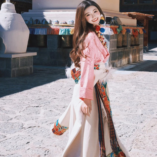 2025新款云锦藏缘藏族服饰新款藏袍藏装藏式舞蹈服饰旅拍服装