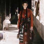 套装 女士民族风藏装 云南西藏旅拍打卡写真服饰 藏族服装 藏布拉新款