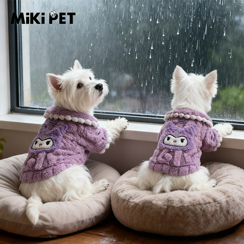 狗狗衣服秋冬款加绒加厚保暖绒衣