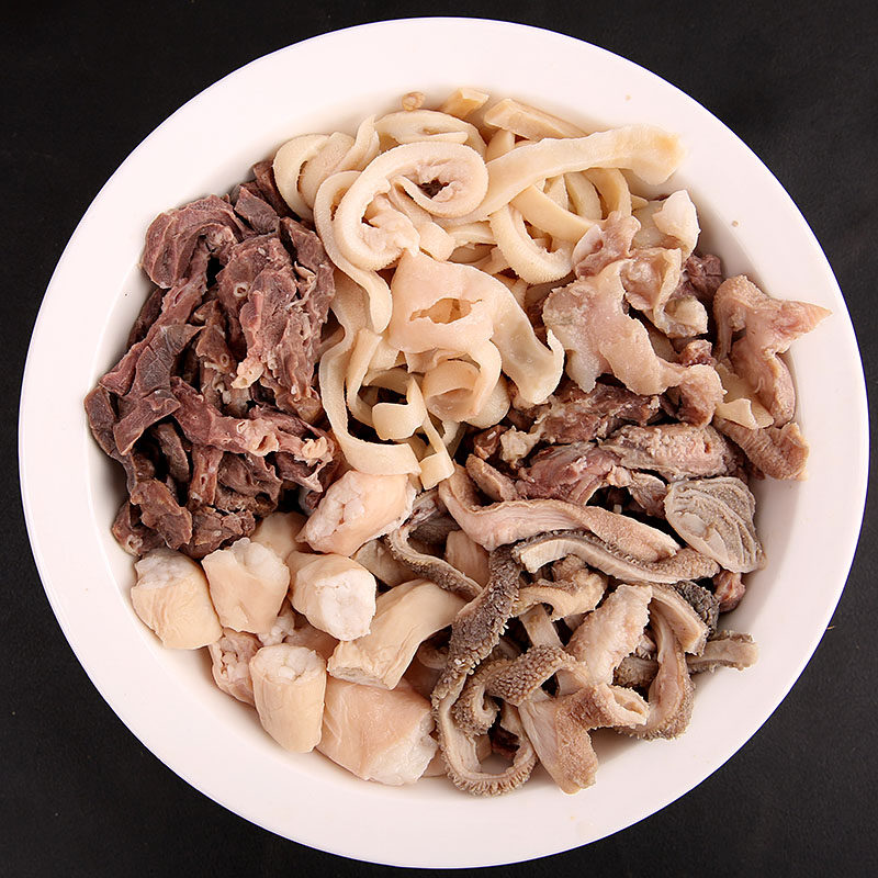 清真羊杂碎 内蒙无汤全羊杂 真空生羊杂羊心羊肺羊肠羊下水